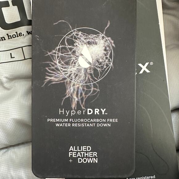 NWT Stio Pinion Down Sweater Jacket Mens Large Gray 800 Fill Windproof MSRP $270 - Picture 12 of 16